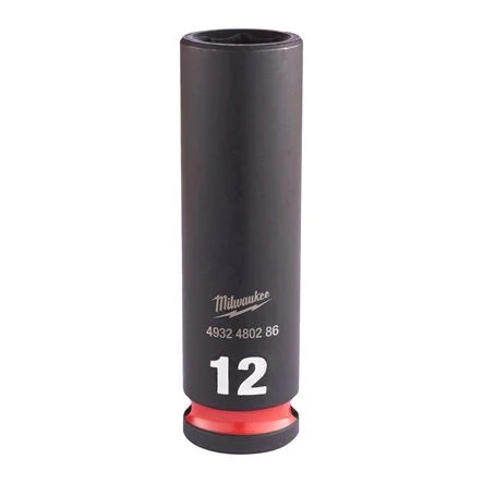 Milwaukee SHOCKWAVE™ Impact Duty 12mm 3/8" Impact Socket Deep