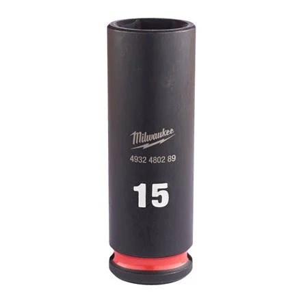 Milwaukee SHOCKWAVE™ Impact Duty 15mm 3/8" Impact Socket Deep