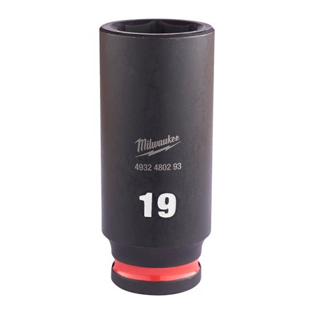 Milwaukee SHOCKWAVE™ Impact Duty 19mm 3/8" Impact Socket Deep