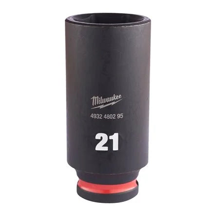 Milwaukee SHOCKWAVE™ Impact Duty 21mm 3/8" Impact Socket Deep