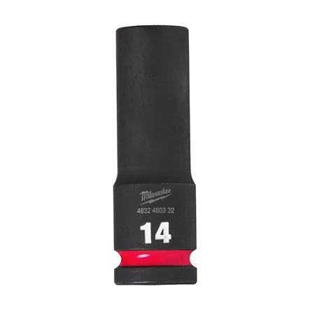 Milwaukee SHOCKWAVE™ Impact Duty 14mm 1/2" Impact Socket Deep