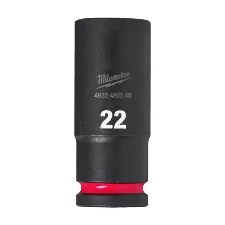 Milwaukee SHOCKWAVE™ Impact Duty 22mm 1/2" Impact Socket Deep