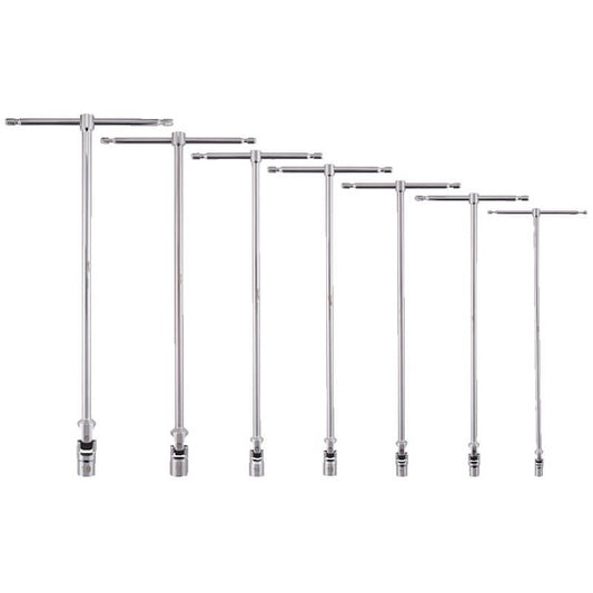 Milwaukee 7 Piece T-Bar Handle with Swivel Socket Set