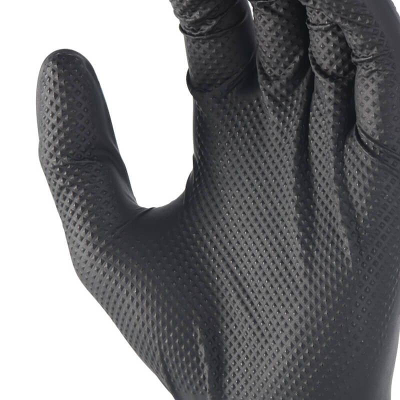 Milwaukee Size 9/L Nitrile Disposable Gloves 50 pcs