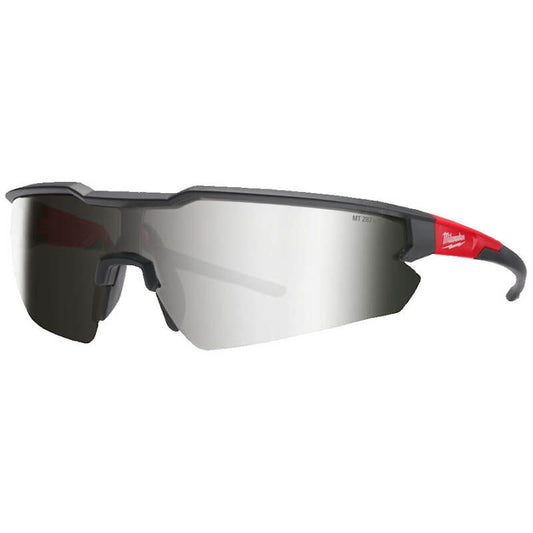 Milwaukee Silver Mirror Enhanced Safety Glasses