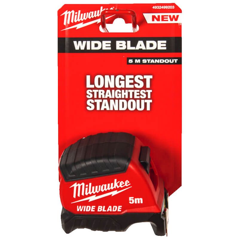 Milwaukee 5.0m WIDE BLADE Gen II Metric Tape Measure