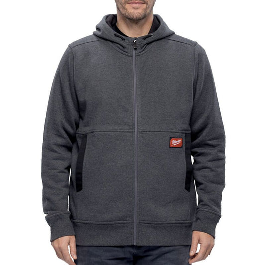 Milwaukee GRIDIRON™ Full-Zip Hoodie - Grey (Large)