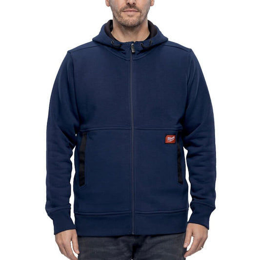 Milwaukee GRIDIRON™ Full-Zip Hoodie - Blue (Large)