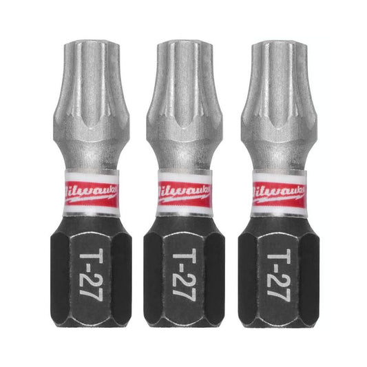 Milwaukee ShockWave Impact Duty TX27 x 25mm Ultimate Fit Screwdriving Bits