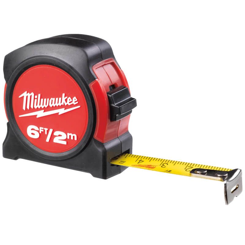 Milwaukee 2m / 6ft Pocket Tape Measure