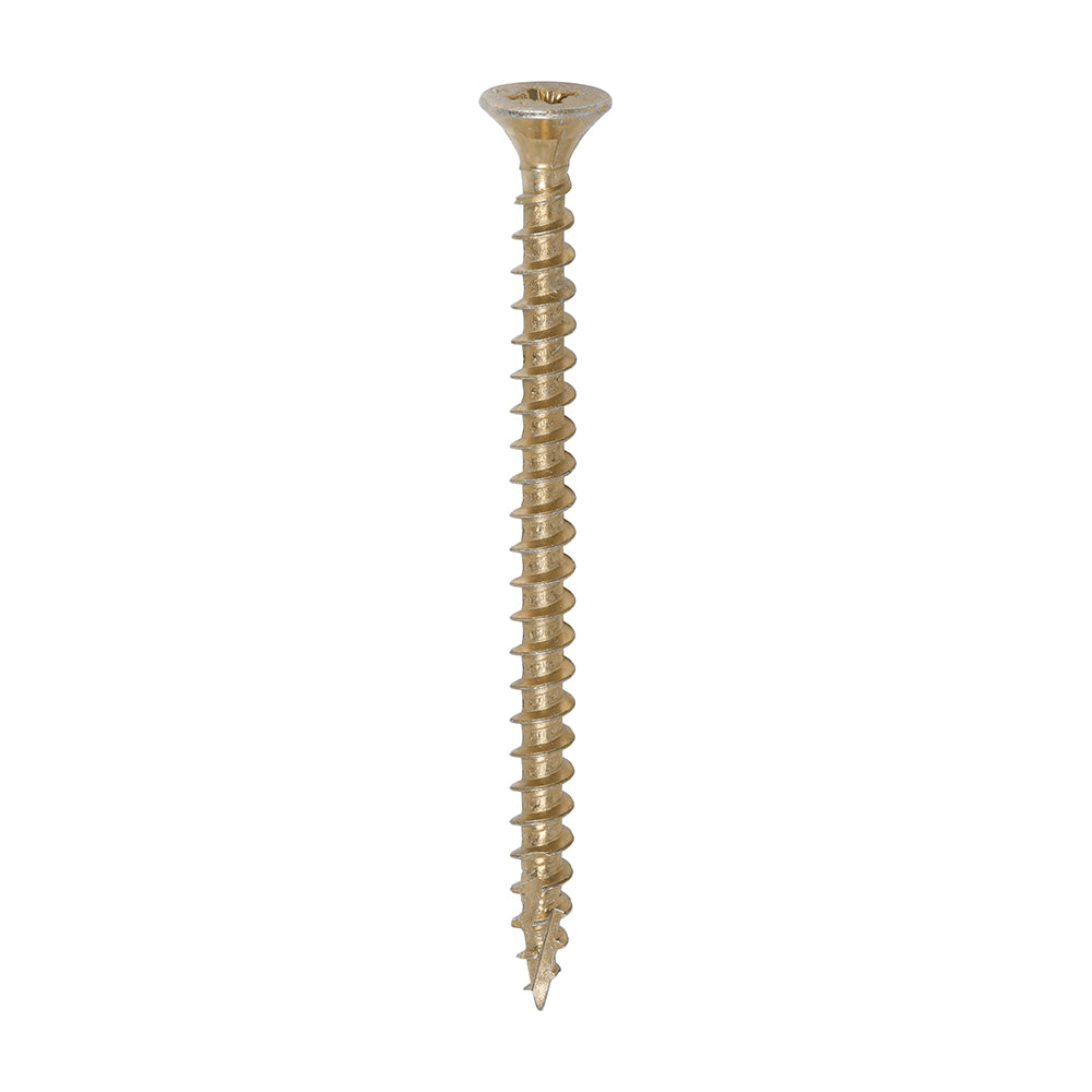 TIMCO 5.0 x 70mm C2 Strong Fix Premium Wood Screw, Countersunk Pozi, Steel Zinc / Yellow Plated (Tub of 375)