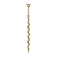 TIMCO 5.0 x 100mm C2 Strong Fix Premium Wood Screw, Countersunk Pozi, Steel Zinc / Yellow Plated (Tub of 300)