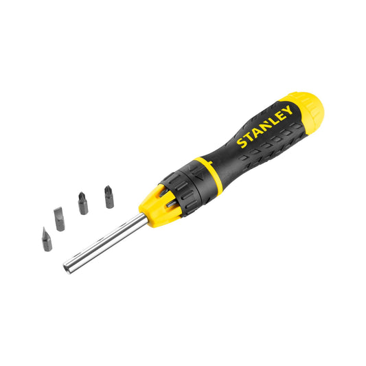 STANLEY® Multi-Bit Ratcheting Screwdriver With Bit Set