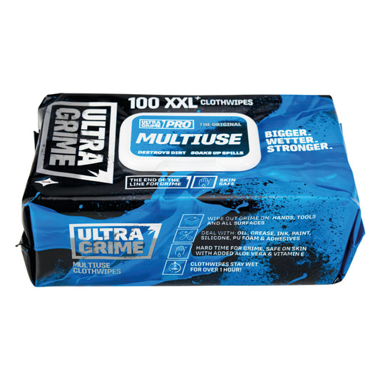 UltraGrime Pro XXL Multi Use Wipes x100
