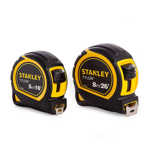 STANLEY® Tylon™ Tape Measures 5m/16ft & 8m/26ft