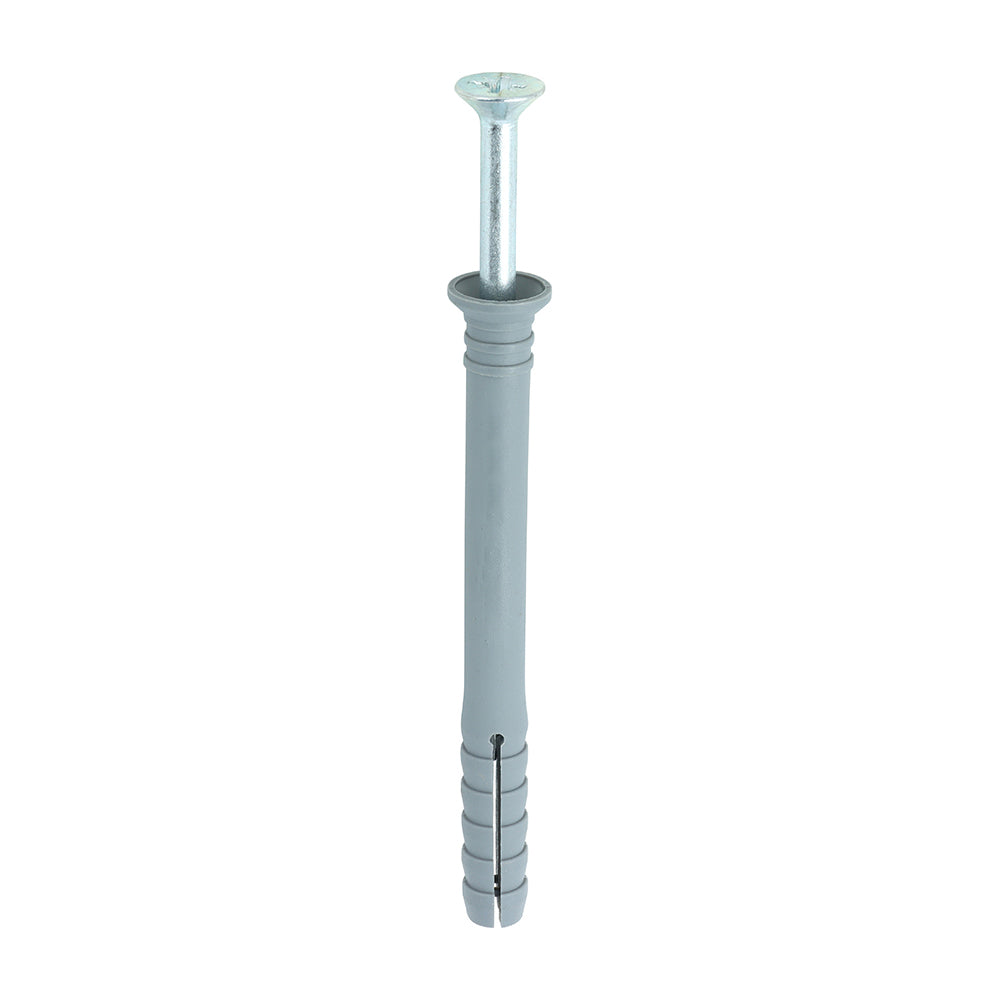 TIMCO Nylon Hammer Fixings - PZ - Zinc 6mm x 60mm