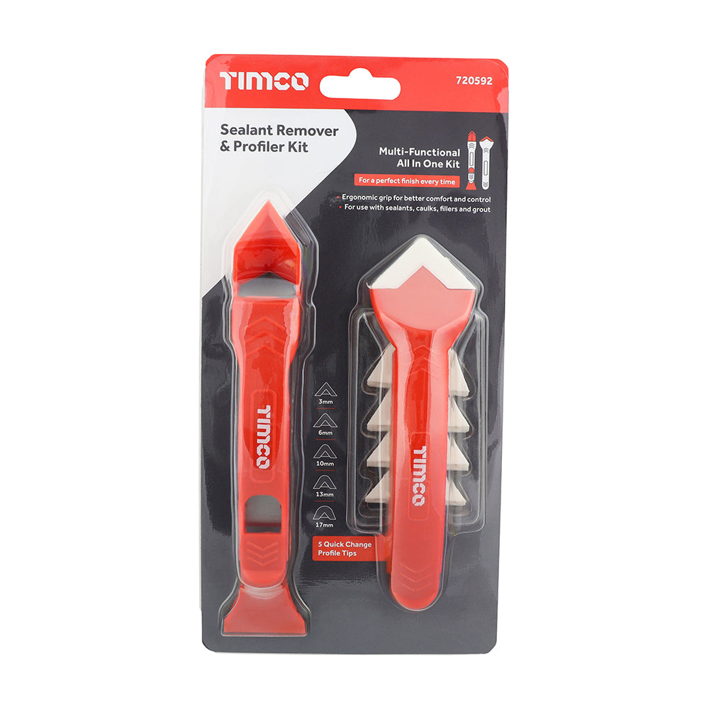 TIMCO Sealant Remover and Profiler Kit - 7pcs