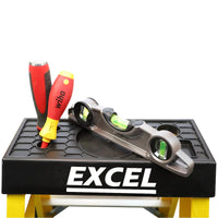 Excel 7403 3 Tread Fibregalss Ladder 0.76m
