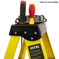 Excel 7403 3 Tread Fibregalss Ladder 0.76m