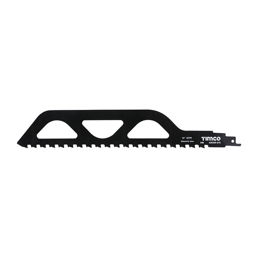 TIMCO Reciprocating Saw Blades - Block/Brick Cutting - Tungsten Carbide Tipped Blade