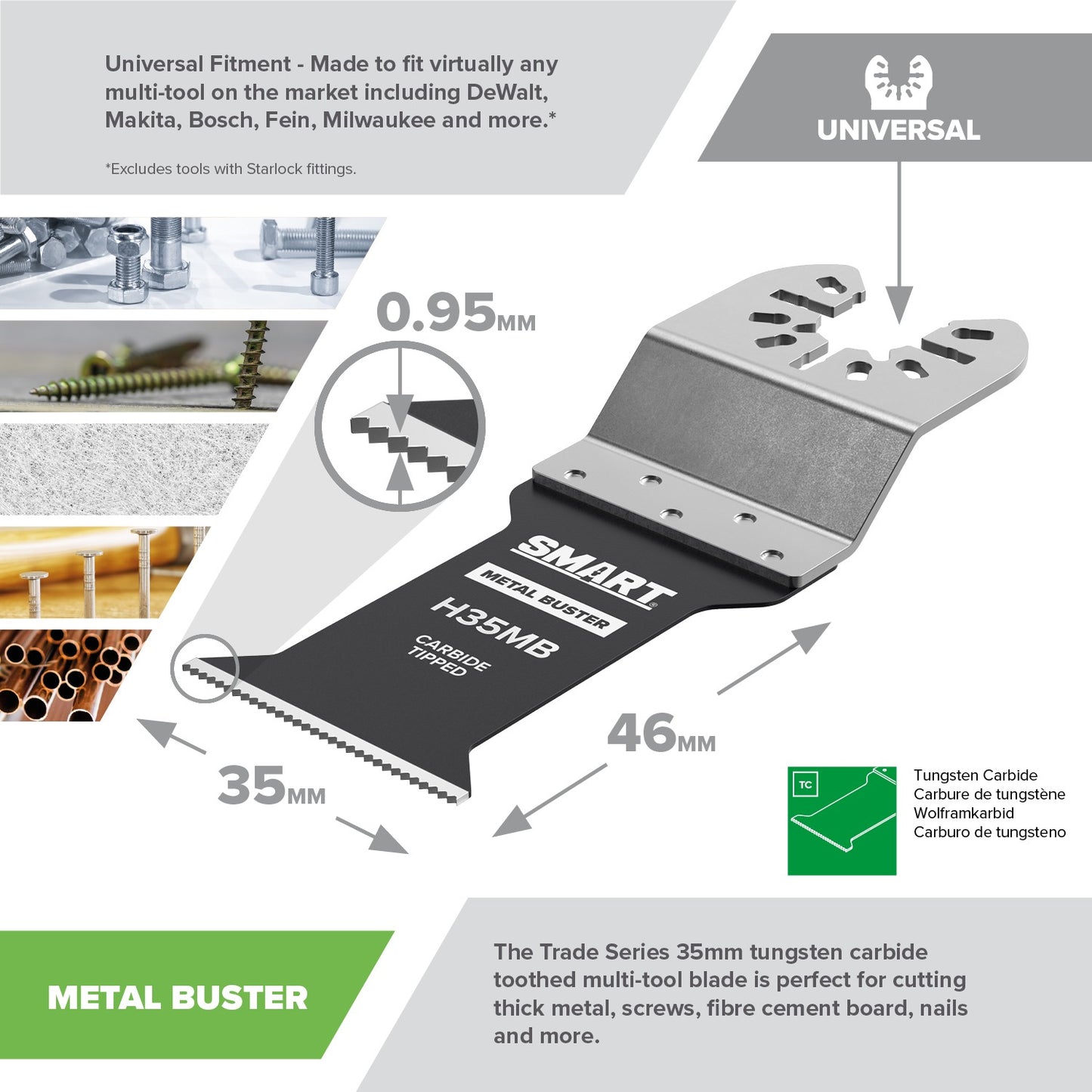 SMART Trade Series Universal 35mm 'Metal Buster' Metal Cutting Blade