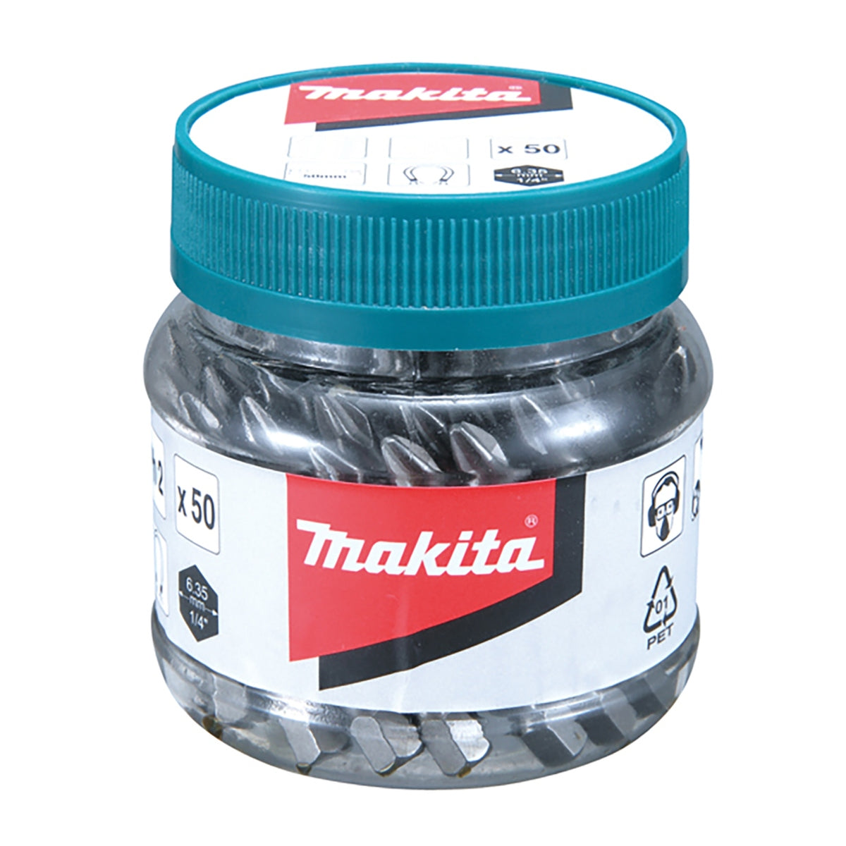 Makita Screw Bits 50mm PZ2 (50pcs)
