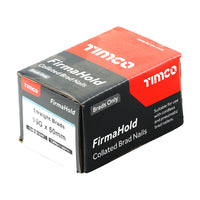 TIMCO FirmaHold Collated Brad Nails - 16 Gauge x 50mm - Straight - Galvanised - Box of 2000