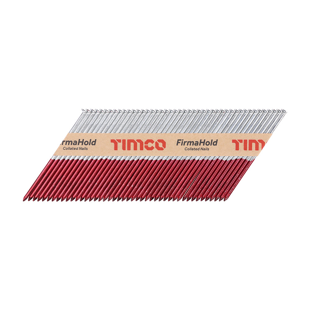 TIMCO 3.1 x 90mm - FirmaHold Collated Clipped Head Nails - Retail Pack - Plain Shank - FirmaGalv (Box of 1,100)