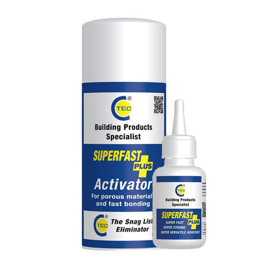 CTEC Super Strong SuperFast Glue and Activator Kit - 20ml & 150ml