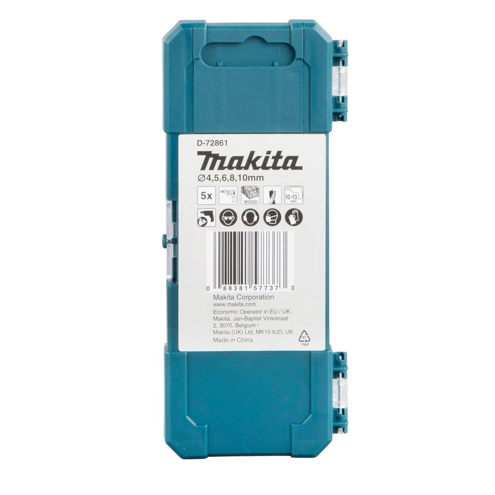 Makita 5 Piece Wood Drill Bit Set