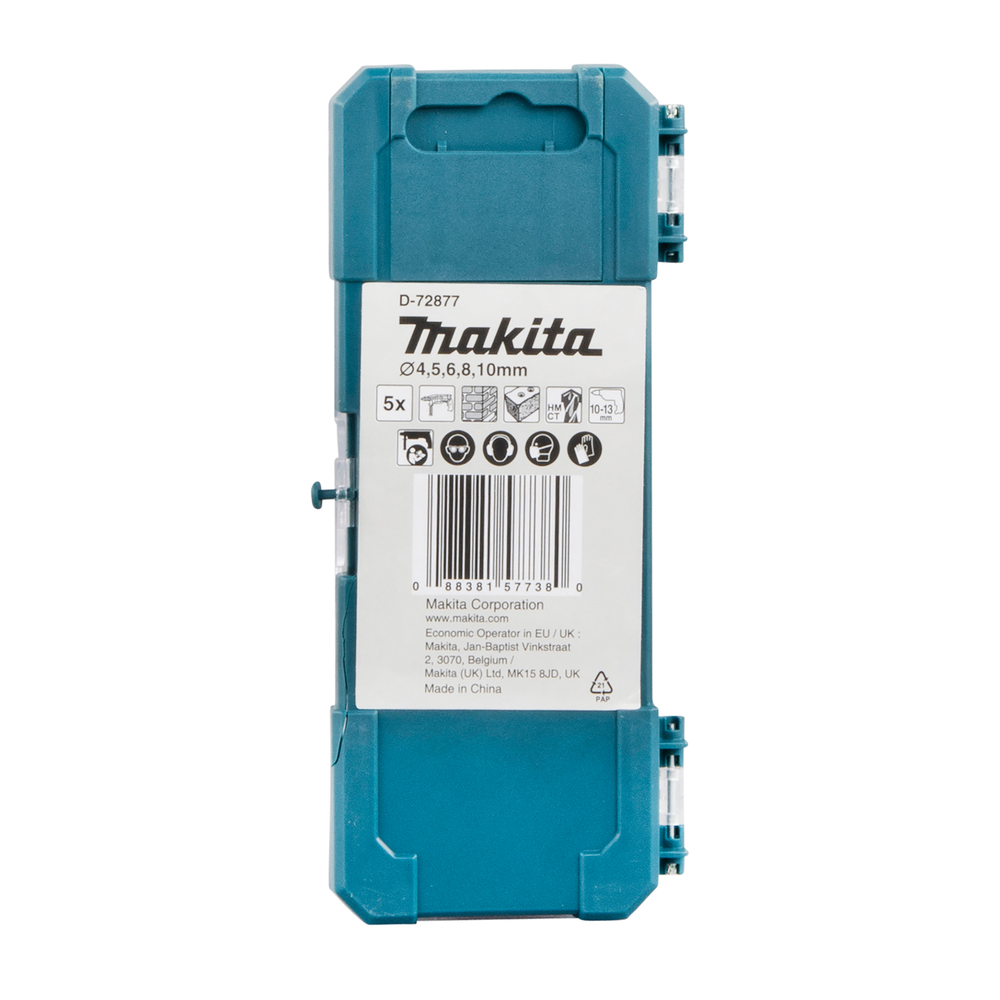 Makita 5 Piece Masonry Drill Bit Set