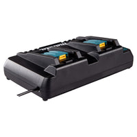 Makita 14.4-18v LXT Li-Ion Dual Port Twin Rapid Optimum Charger 240v