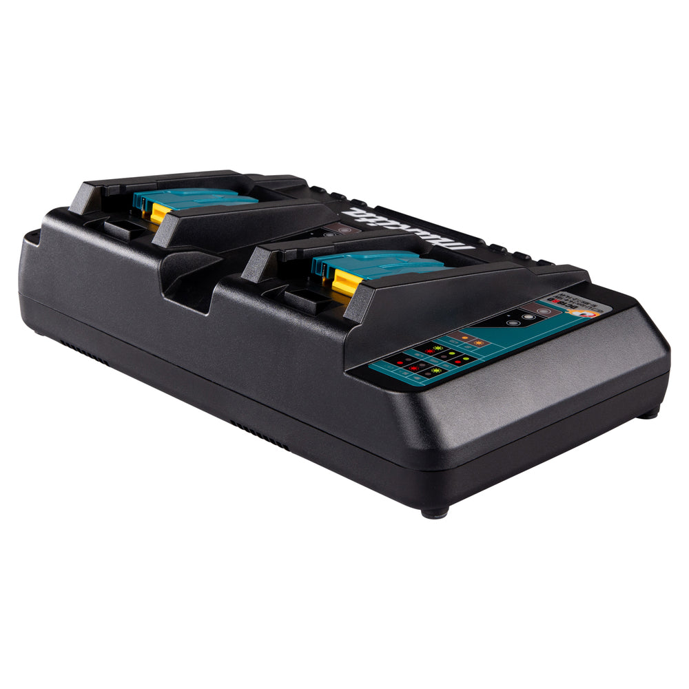 Makita 14.4-18v LXT Li-Ion Dual Port Twin Rapid Optimum Charger 240v