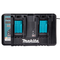 Makita 14.4-18v LXT Li-Ion Dual Port Twin Rapid Optimum Charger 240v