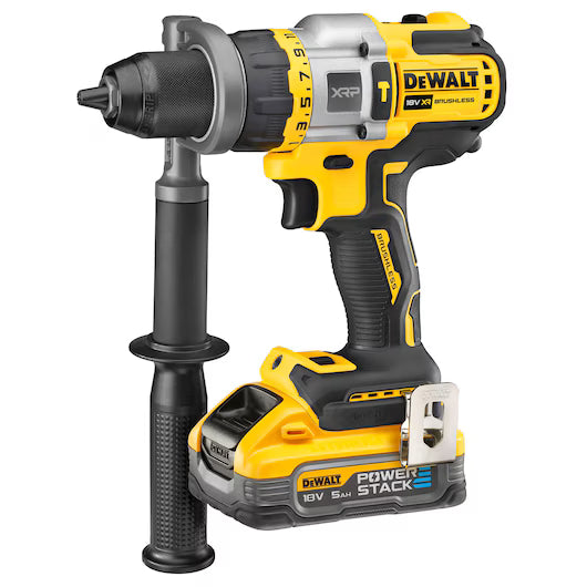 DeWALT 18V XRP Hammer Drill Driver With Flexvolt Advantage – 2 X 5Ah Powerstack Battery