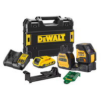 DeWalt 12/18V Cross Line Green Beam Laser Kit