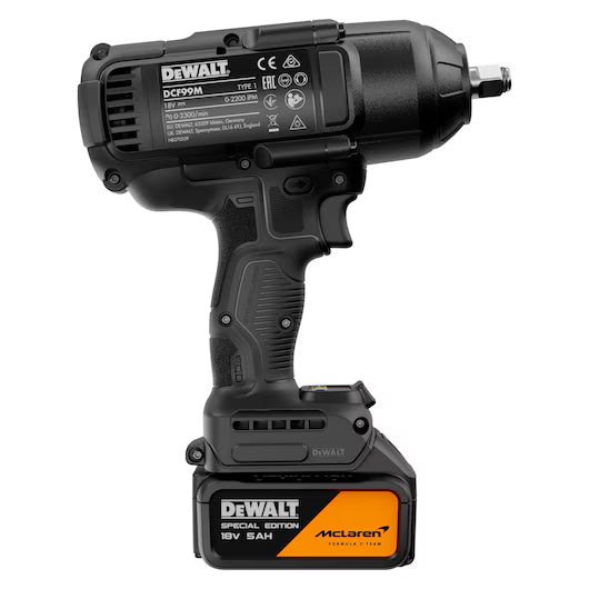 DEWALT x McLaren F1 Team 18V XR Special Edition Impact Wrench - 1 x 5AH