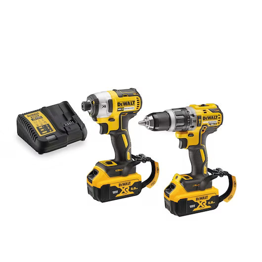 DeWalt 18V XR Brushless Combi Drill and Impact Driver Twin Kit