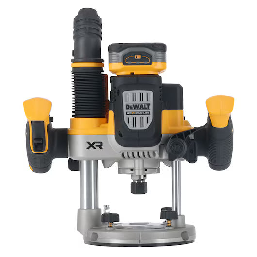 Dewalt 18V XR 1/2" Plunge Router with 2 x 5.0ah Powerstack Batteries