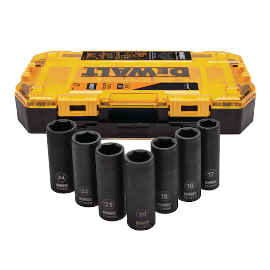 DEWALT x McLaren F1 Special Edition Impact 7 Piece Socket Set