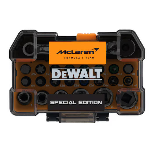 DeWalt McLaren F1 Screwdriving & Socket Set - 24 Pieces