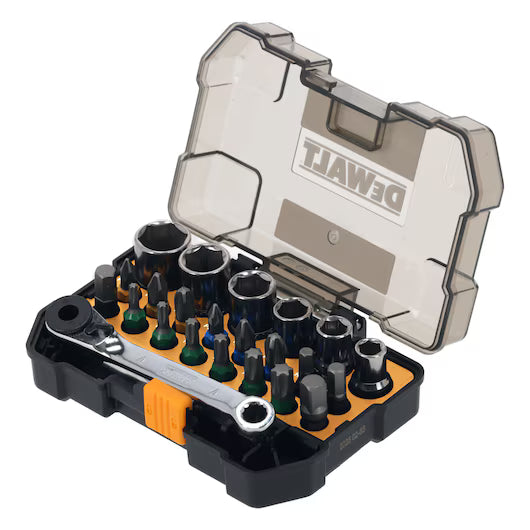 DeWalt McLaren F1 Screwdriving & Socket Set - 24 Pieces
