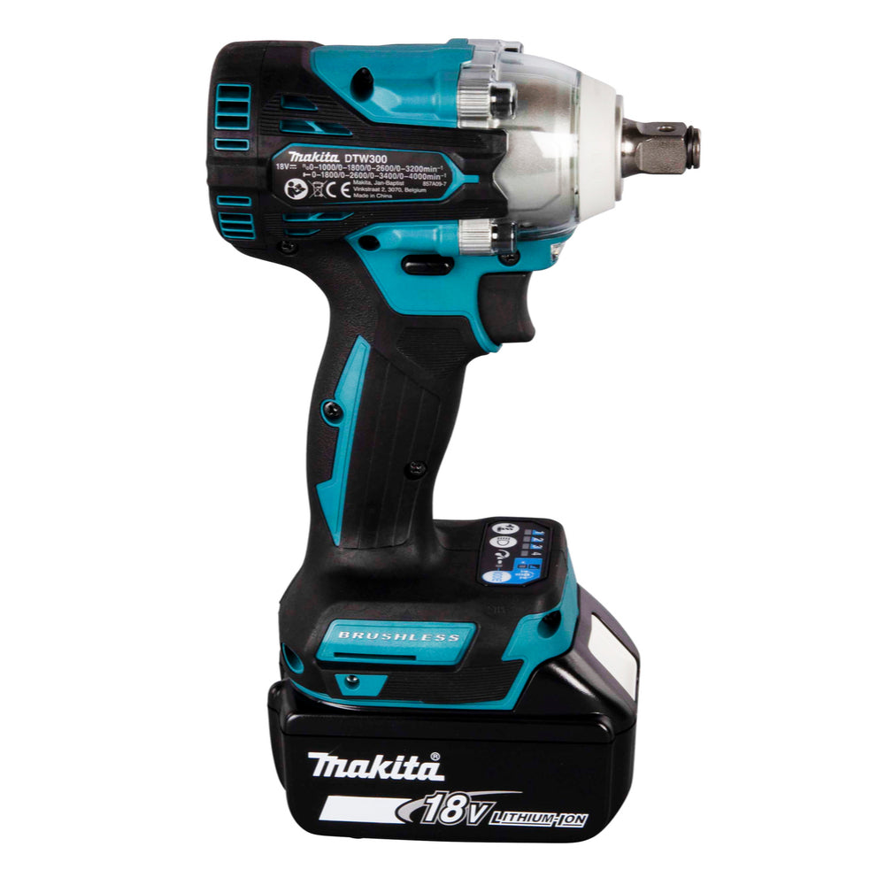 Makita DTW300Z 18V LXT Brushless 1/2" Impact Wrench (Bare Unit)