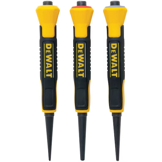 DeWalt Bi-Material Nail Punch 3 Piece Set