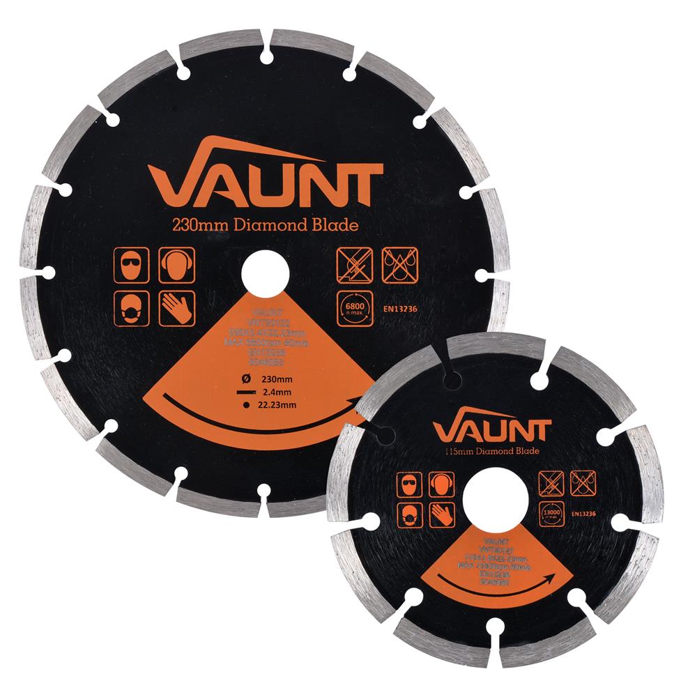 Vaunt Diamond Blade General Purpose Twin Pack 230mm & 115mm