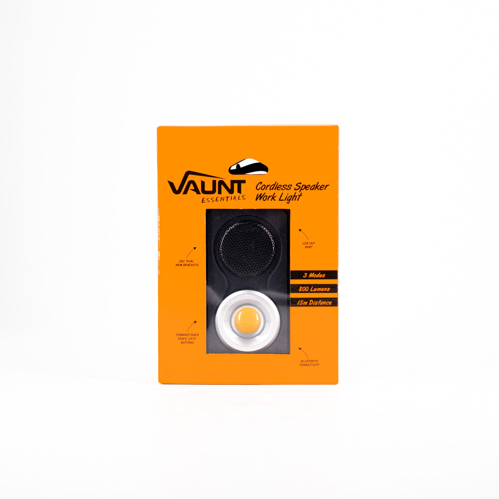 Vaunt Essentials 10W Cordless Adjustable Speaker Light