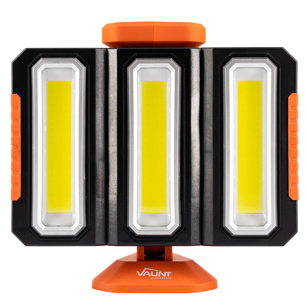 Vaunt Essentials 1500 Lumen Adjustable Triple Panel Magnetic Site Light