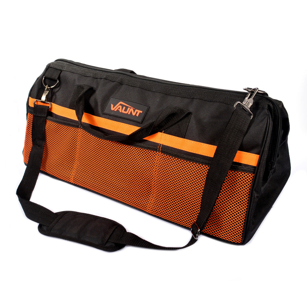 Vaunt Essentials 24'' Heavy Duty Hard Bottom Canvas Tool Bag
