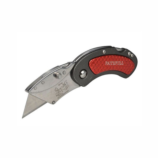 Faithfull Folding Lock Back Utility Knife