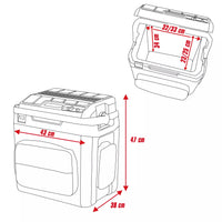 Einhell 230V or 18V Li-Ion Power X-Change 27Ltr Cordless Cooler Box (Bare Unit)